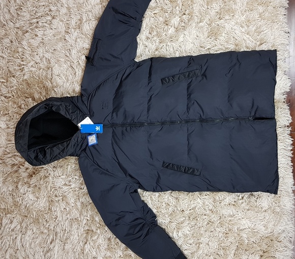 adidas down jacket women's long